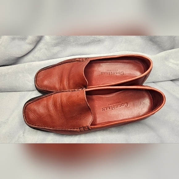 Cole Haan Country Edition Womens Slip On Red Driving Leather Loafers Size 8.5 - Picture 4 of 7